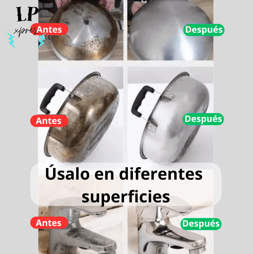 Promo - 5 Paños metálicos + 2 Pastas Limpiadora de Ollas