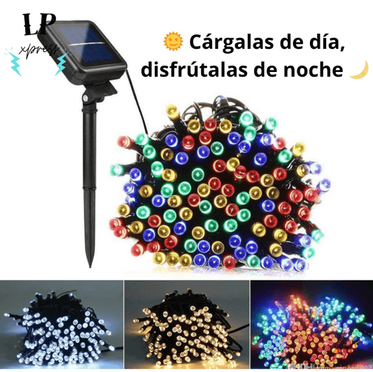Luz Navideña Solar Multicolor