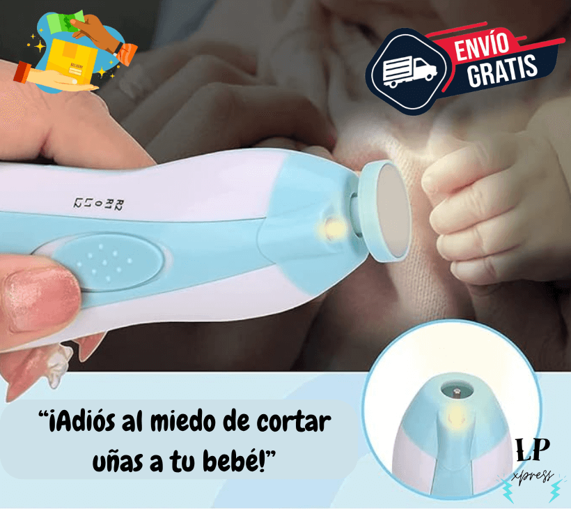 Corta uñas para Bebés con Lima y Pulidor
