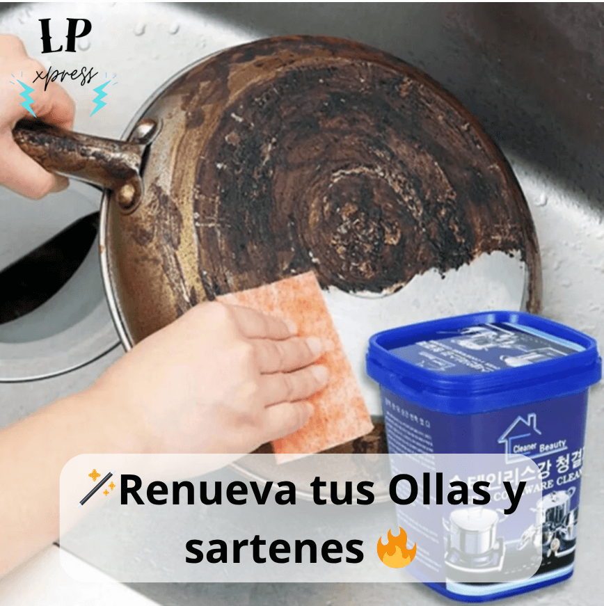 Promo - 5 Paños metálicos + 2 Pastas Limpiadora de Ollas