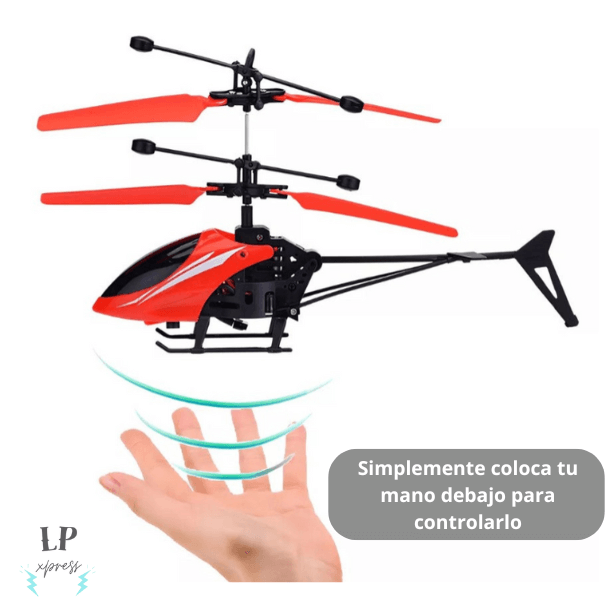 Helicóptero Recargable de Inducción