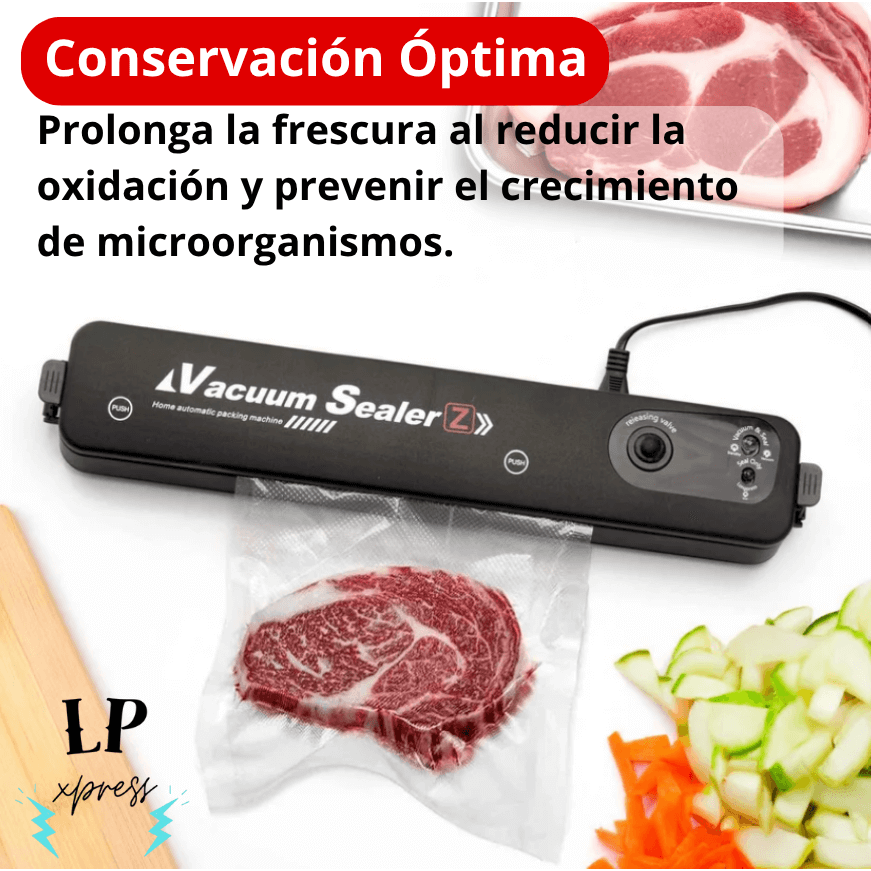 Selladora Eléctrica Al vacío + 10 Bolsas