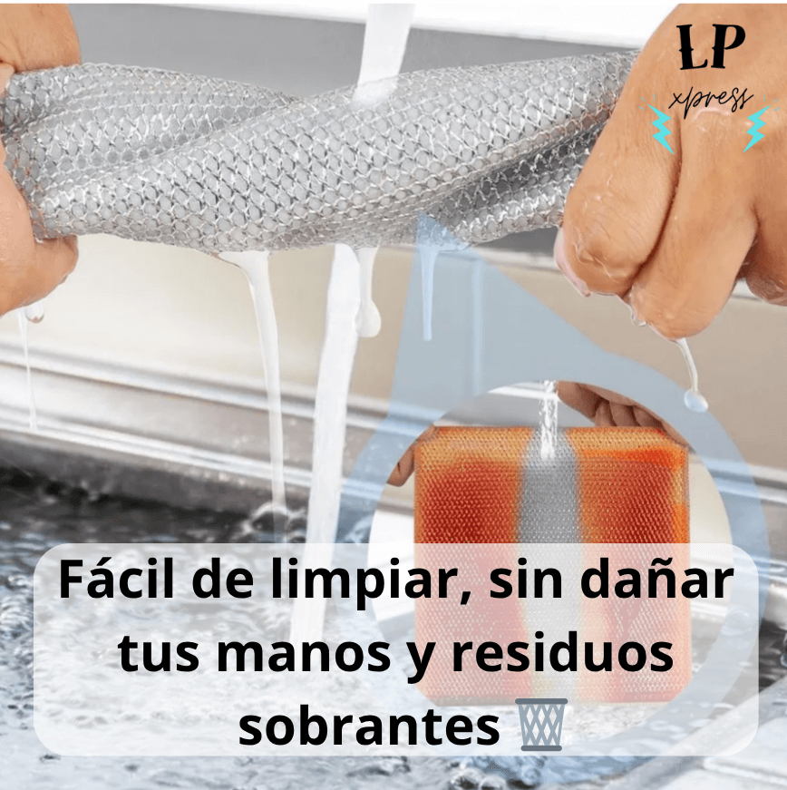 Promo - 5 Paños metálicos + 2 Pastas Limpiadora de Ollas