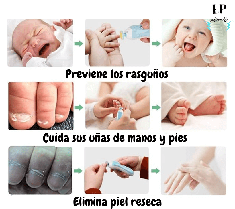Corta uñas para Bebés con Lima y Pulidor