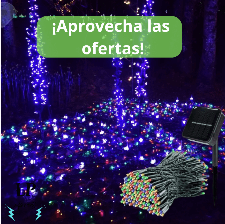 Luz Navideña Solar Multicolor