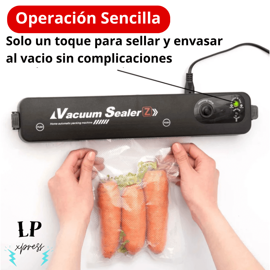 Selladora Eléctrica Al vacío + 10 Bolsas